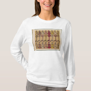 Hunters and birds perched in trees T-Shirt