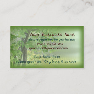 Hunters, Birdwatchers, Landscapers business card2 Card