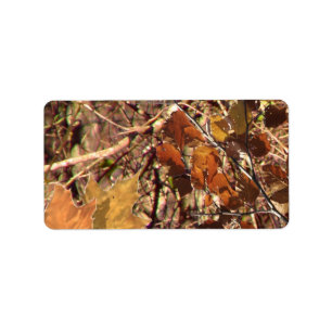 Hunter's Camo Camouflage Painting Customize This! Label