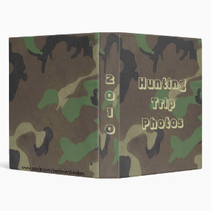 Hunter's Camo Design Avery Binder 1 EZD Touch Ring