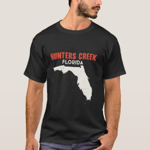 Hunters Creek Florida USA State America Travel Flo T-Shirt