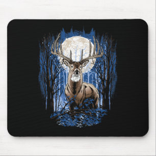 Hunters Deer Hunting Big Whitetail Buck Mouse Pad