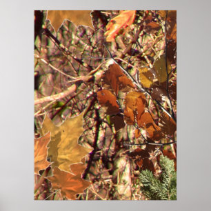 Hunter's Fall Nature Camouflage Painting Decor