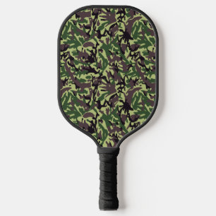 Hunters Green Camo Pattern Pickleball Paddle