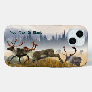 Hunters In The Mist (Caribou) iPhone 15 Case
