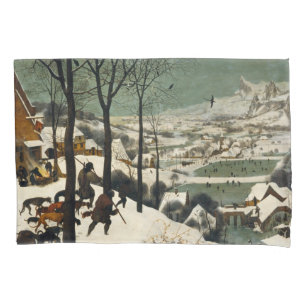 Hunters in the Snow (by Pieter Bruegel the Elder) Pillowcase