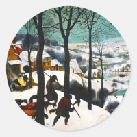Hunters in the Snow Landscape Pieter Bruegel