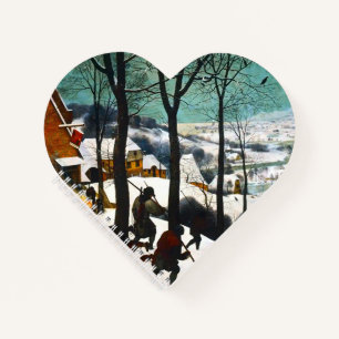 Hunters in the Snow Landscape Pieter Bruegel Notebook