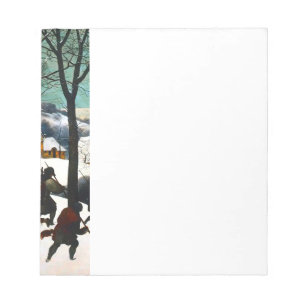 Hunters in the Snow Landscape Pieter Bruegel Notepad