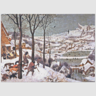 Hunters in the Snow, Pieter Bruegel the Elder Tissue Paper