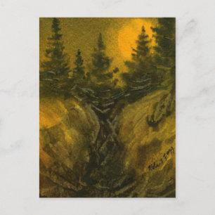 "Hunter's Moon" Country Roads Postcard