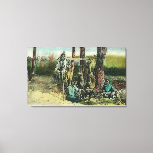 Hunters Showing the Day's WorkLake County, CA Canvas Print (Front)
