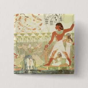 Hunting and Fishing 2 Inch Square Button