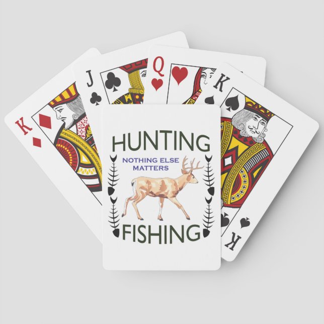 Hunting and Fishing Playing Cards (Back)