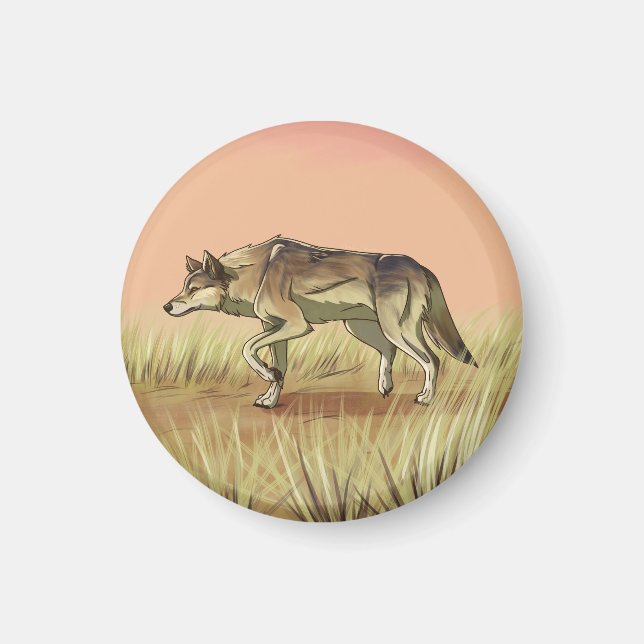 Hunting at Sunrise Magnet (Front)