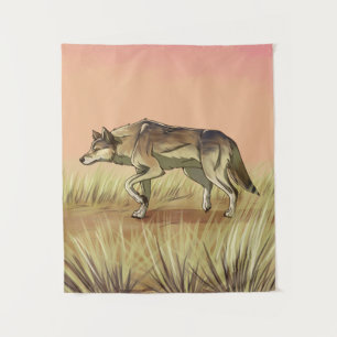 Hunting at Sunrise Tapestry