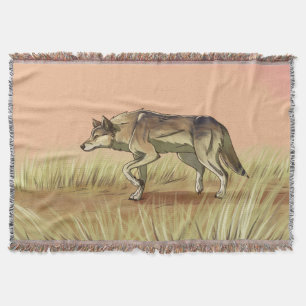 Hunting at Sunrise Throw Blanket