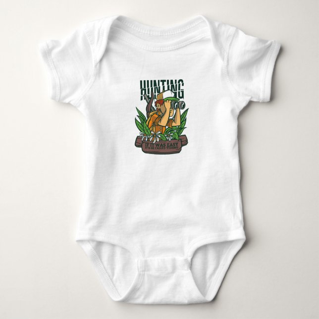 Hunting Baby Bodysuit (Front)
