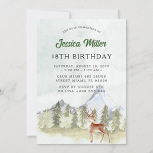 Hunting Birthday Party Invitation