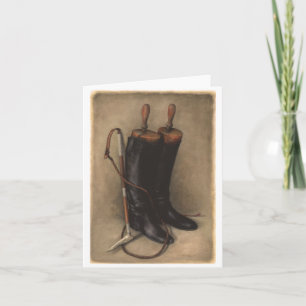 Hunting Boots & Whip Card
