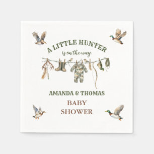 Hunting Boy Baby Shower Napkin
