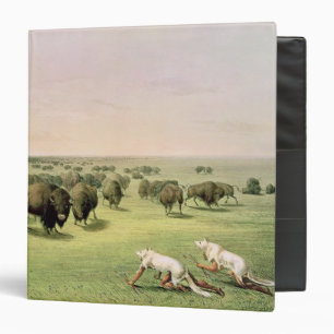 Hunting Buffalo Camouflaged Binder