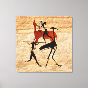 Hunting Bushmen Canvas Print