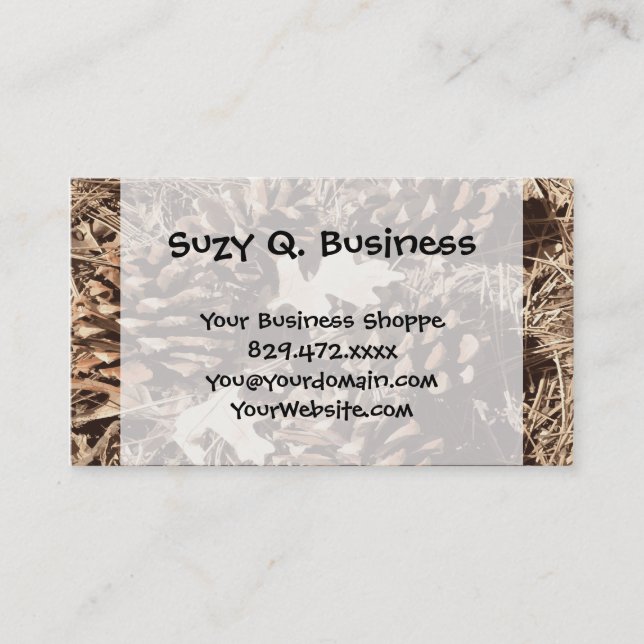 Hunting Camo Camouflage Gifts for Hunters Business Card (Front)