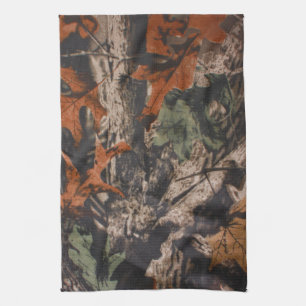 Hunting Camo Hunters Camouflage Kitchen Dish Towel