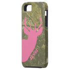 Hunting Camo & Pink Deer Head iPhone 5 Case