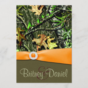Hunting Camo Wedding Invitations