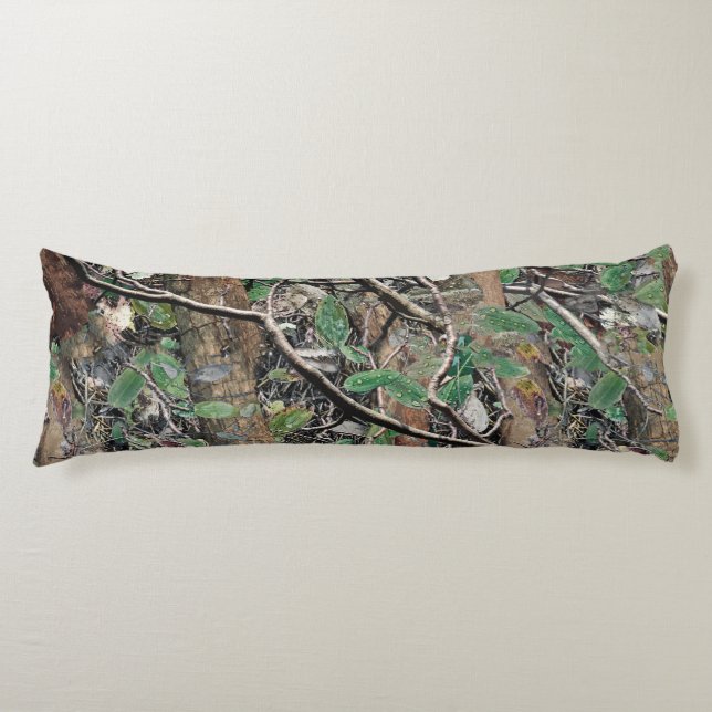 Hunting Camouflage Pattern 4 Body Pillow (Front)