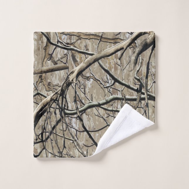 Hunting Camouflage Pattern 5 Wash Cloth (Wash Cloth)