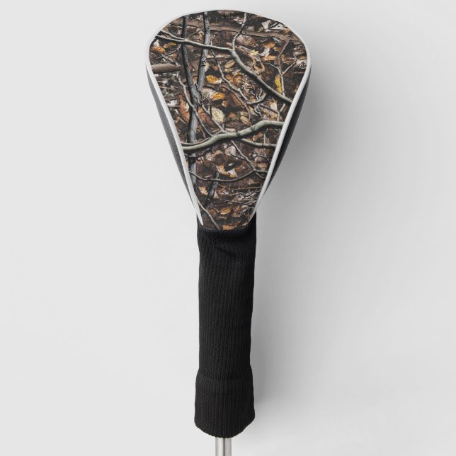 Hunting Camouflage Pattern 6 Golf Head Cover (Front)