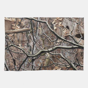 Hunting Camouflage Pattern 8 Kitchen Towel