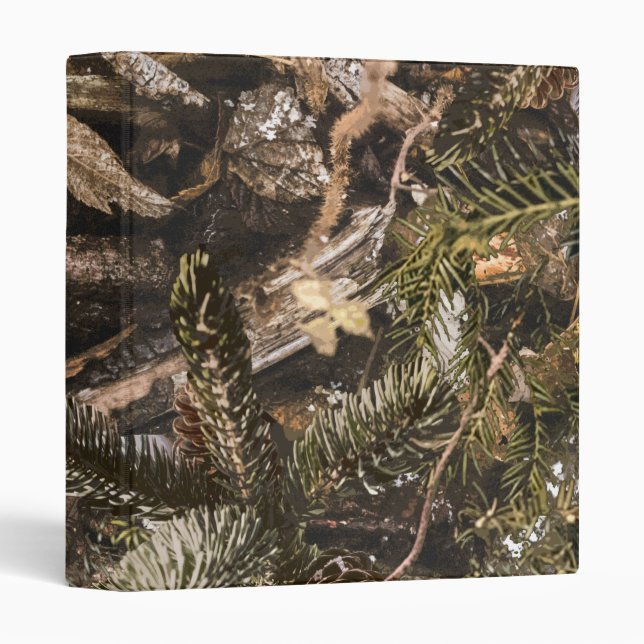 Hunting Camouflage Pattern Binder (Front/Spine)