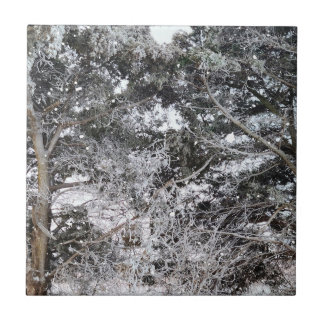 Hunting Camouflage Snow Pattern 4 Tile