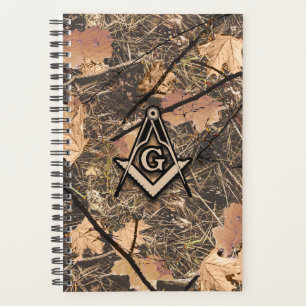 Hunting Camouflage Square Compass Planner