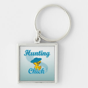 Hunting Chick #3 Keychain