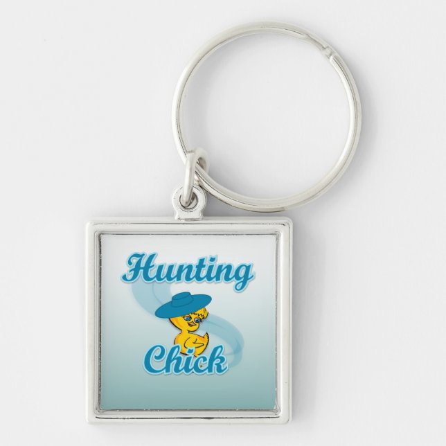 Hunting Chick #3 Keychain (Front)