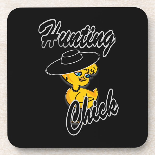 Hunting Chick #4 Coaster (Front)