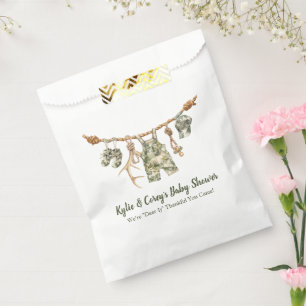 Hunting Clothesline Camo Boy Baby Shower Favour Bag