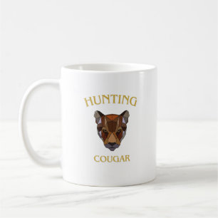 hunting cougar shirt coffee mug