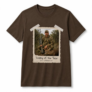 Hunting Custom Photo Shirt, Retro Photo Hunter T-Shirt