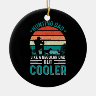 Hunting Dad Ceramic Ornament