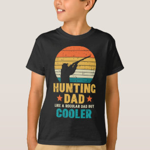 Hunting Dad Cooler Retro Fathers Day Hunter Daddy  T-Shirt