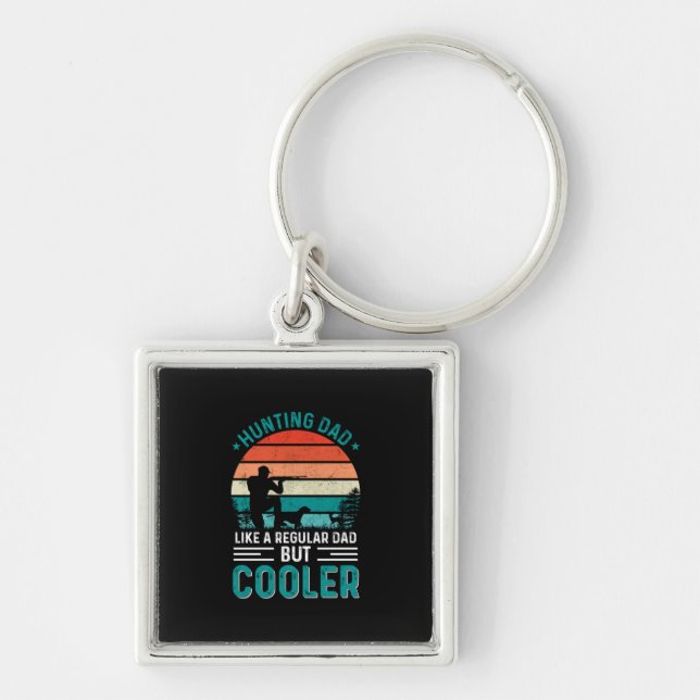 Hunting Dad Keychain (Front)