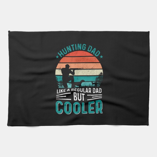 Hunting Dad Kitchen Towel (Horizontal)