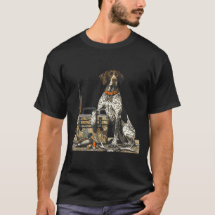 Hunting Dog Inter Bird Dog Duck Hunter Camo Retrie T-Shirt