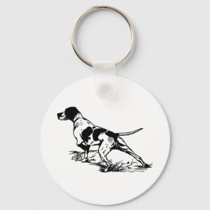 Hunting Dog Keychain